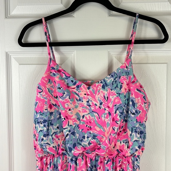 Lilly Pulitzer Dominica dress coco coral crab sz med - Picture 4 of 10